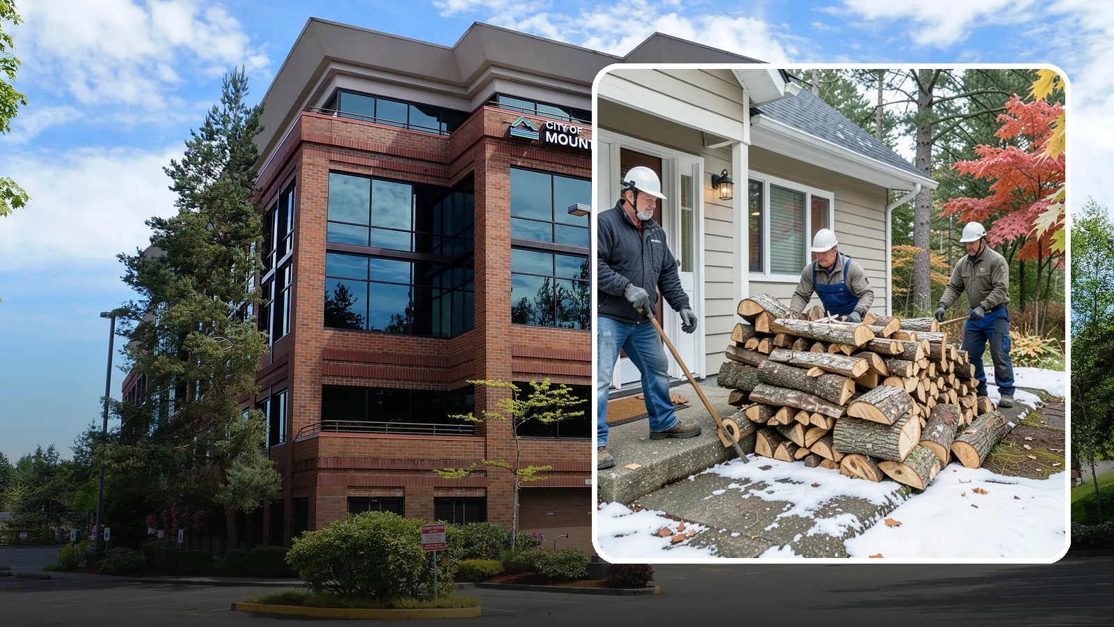 Heating Emergency Firewood in Mountlake Terrace, Snohomish County, WA - When your primary heat fails, we deliver burnable wood fast so your household stays warm through the crisis.