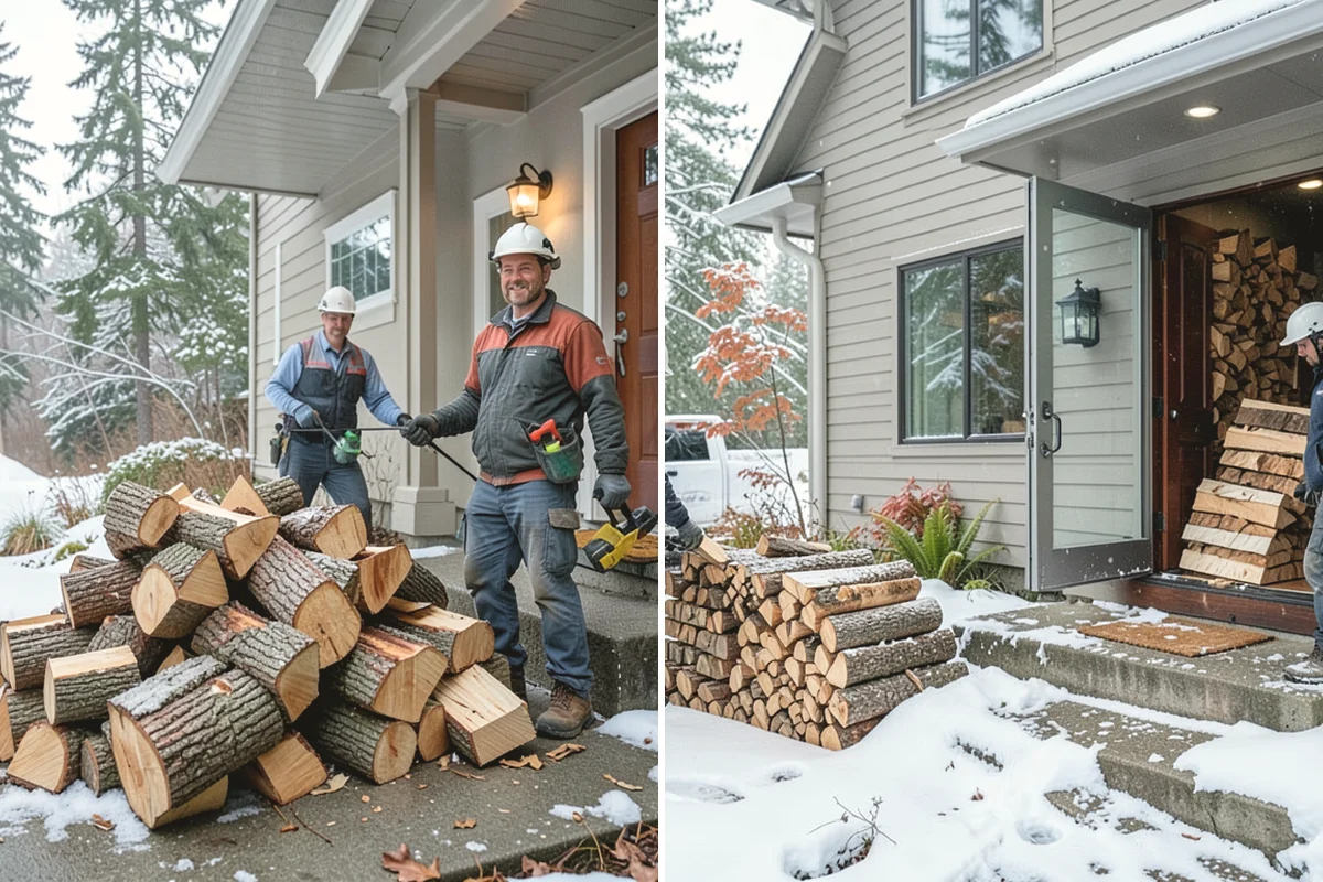 Heating Emergency Firewood in Mountlake Terrace, Snohomish County, WA - Take your emergency call and assess how much wood you need