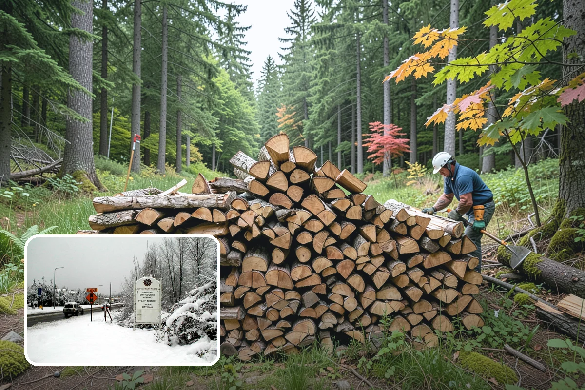 Heating Emergency Firewood in Newcastle, King County, WA - Bridges the gap when primary heat fails