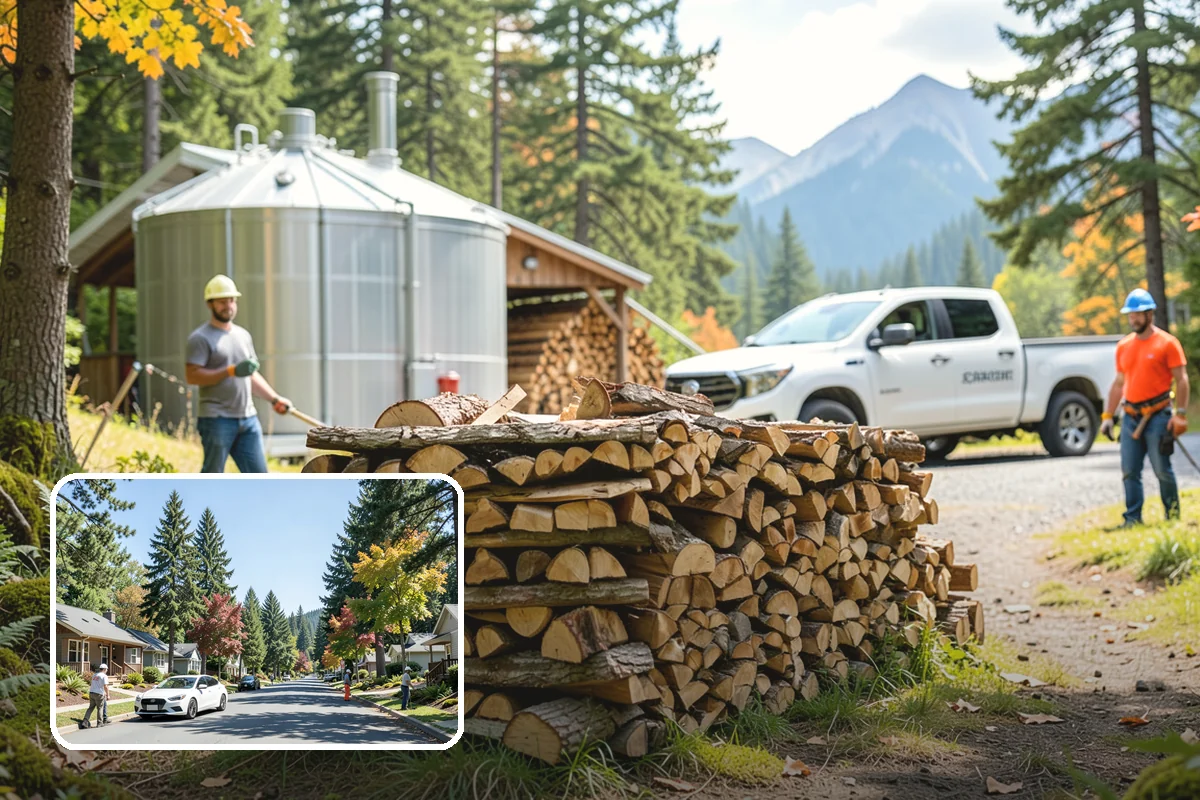 Heating Emergency Firewood in Orting, Pierce County, WA - Bridges the gap when primary heat fails