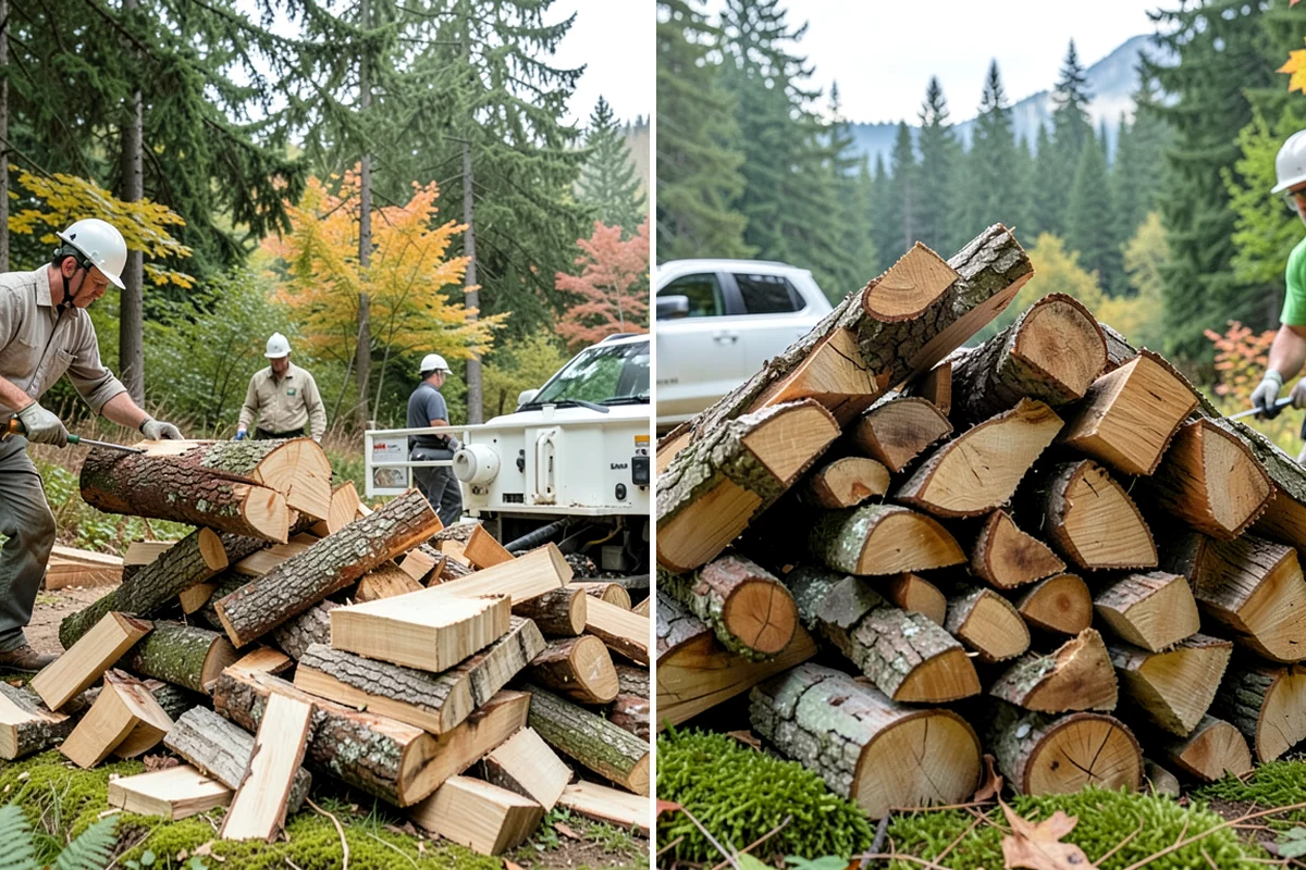 Heating Emergency Firewood in Puyallup, Pierce County, WA - Take your emergency call and assess how much wood you need