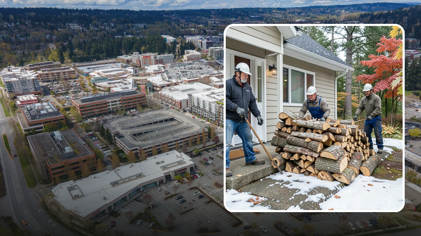 Heating Emergency Firewood in Redmond, King County, WA - When your primary heat fails, we deliver burnable wood fast so your household stays warm through the crisis.