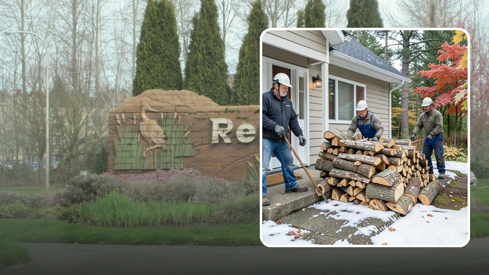 Heating Emergency Firewood in Renton, King County, WA - When your primary heat fails, we deliver burnable wood fast so your household stays warm through the crisis.