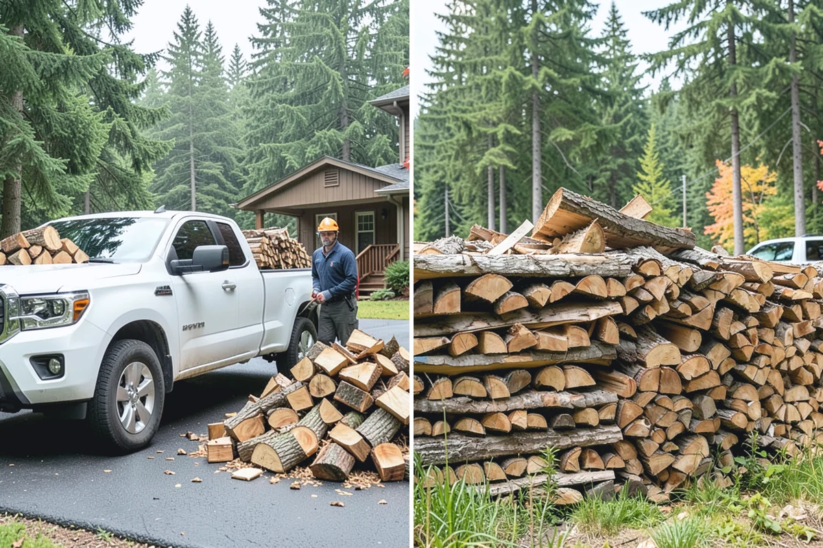 Heating Emergency Firewood in Renton, King County, WA - Take your emergency call and assess how much wood you need