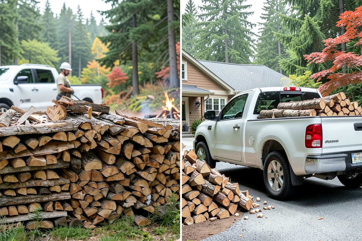 Heating Emergency Firewood in Sedro-Woolley, Skagit County, WA - Take your emergency call and assess how much wood you need