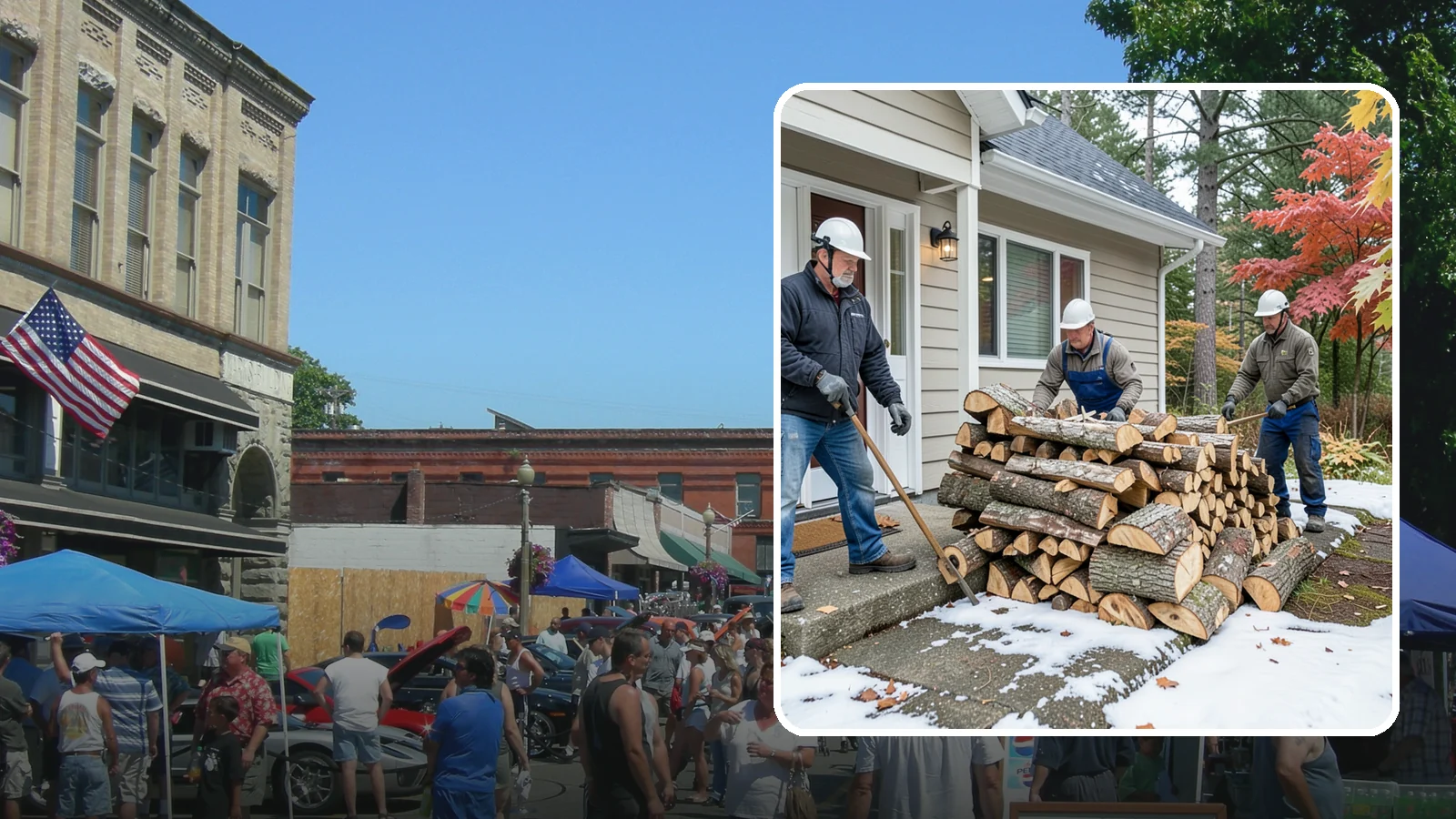 Heating Emergency Firewood in Snohomish, Snohomish County, WA - When your primary heat fails, we deliver burnable wood fast so your household stays warm through the crisis.