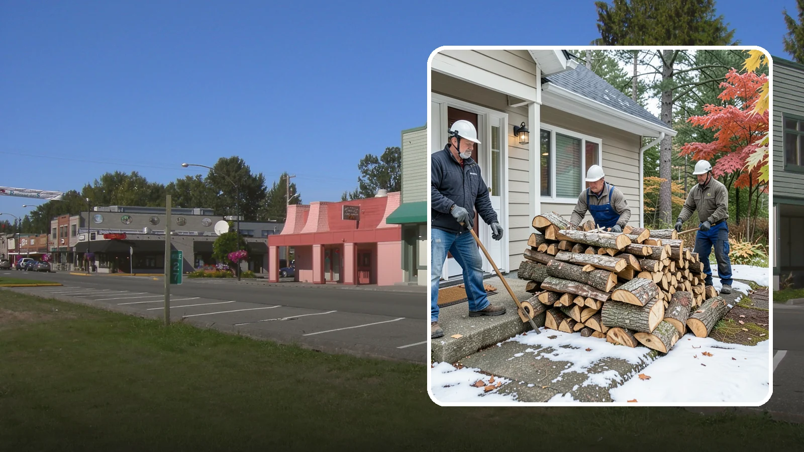 Heating Emergency Firewood in Snoqualmie, King County, WA - When your primary heat fails, we deliver burnable wood fast so your household stays warm through the crisis.