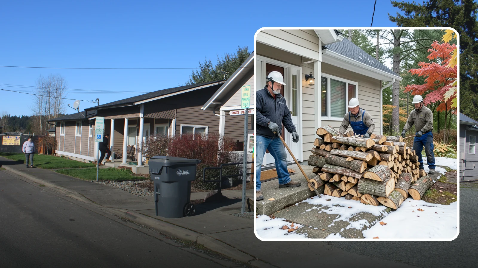Heating Emergency Firewood in South Prairie, Pierce County, WA - When your primary heat fails, we deliver burnable wood fast so your household stays warm through the crisis.