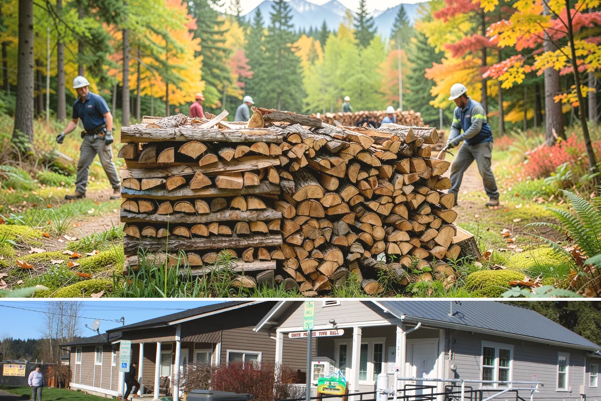 Heating Emergency Firewood in South Prairie, Pierce County, WA - Heating failures spike during winter cold snaps, so calling the moment your system goes down secures the fastest response.