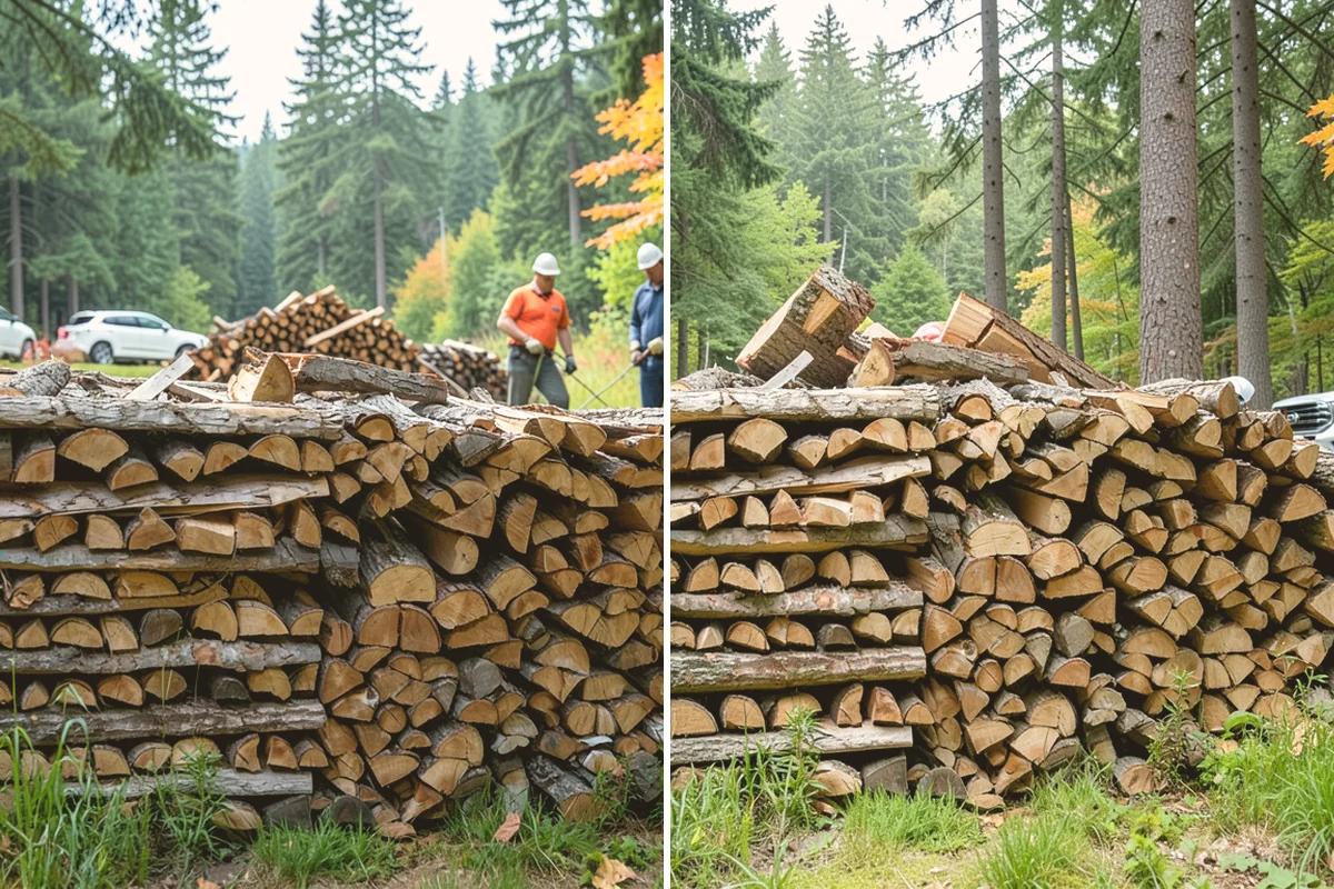 Heating Emergency Firewood in Stanwood, Snohomish County, WA - Take your emergency call and assess how much wood you need