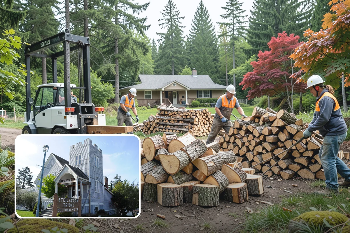 Heating Emergency Firewood in Steilacoom, Pierce County, WA - Bridges the gap when primary heat fails