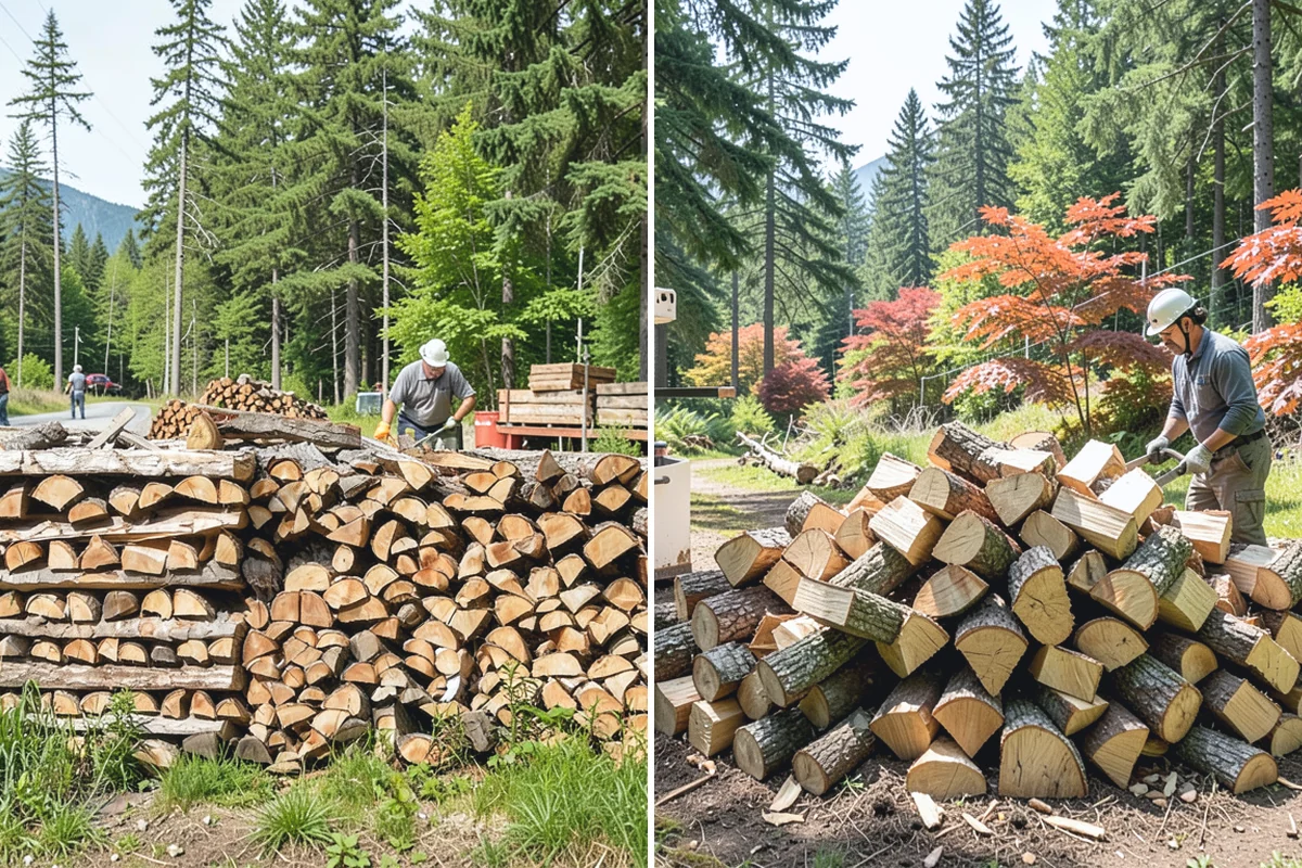 Heating Emergency Firewood in Sumner, Pierce County, WA - Take your emergency call and assess how much wood you need