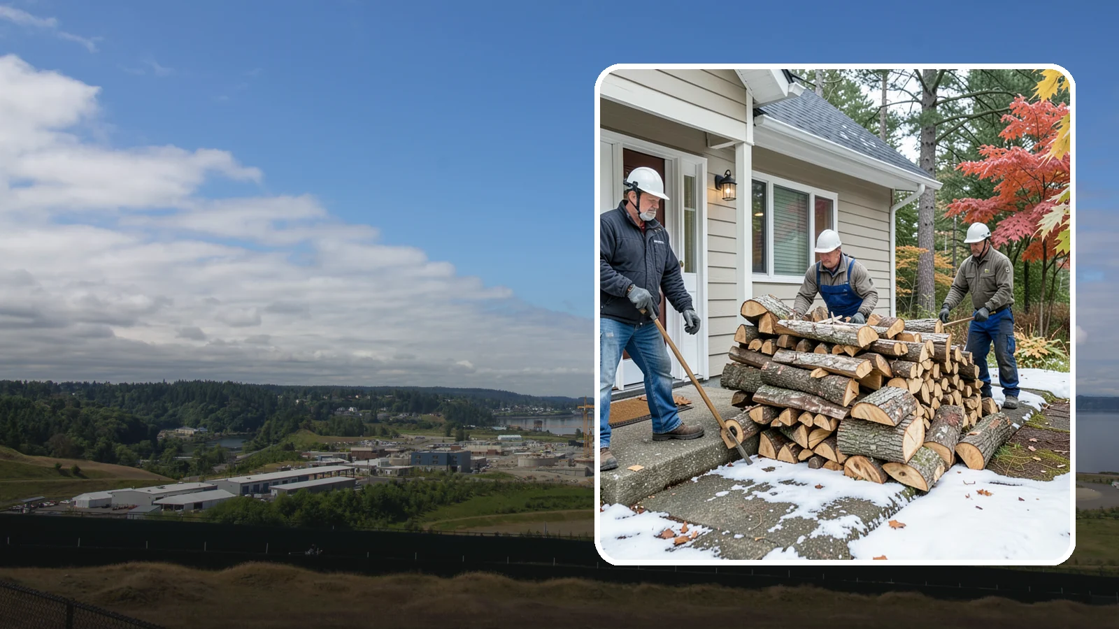 Heating Emergency Firewood in University Place, Pierce County, WA - When your primary heat fails, we deliver burnable wood fast so your household stays warm through the crisis.