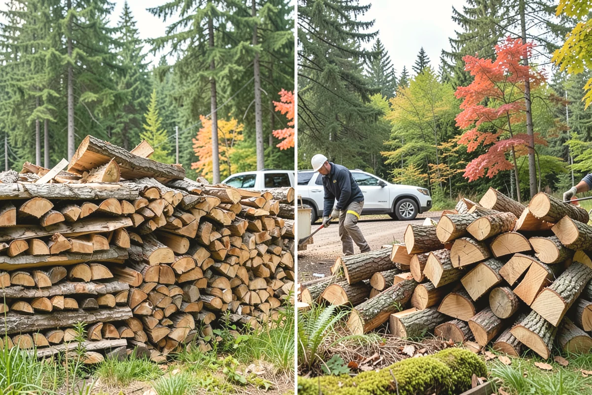 Heating Emergency Firewood in University Place, Pierce County, WA - Take your emergency call and assess how much wood you need