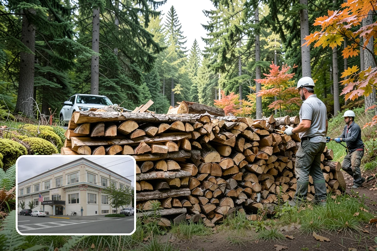Holiday Firewood Delivery in Anacortes, Skagit County, WA - Keeps you stocked through a high-use season