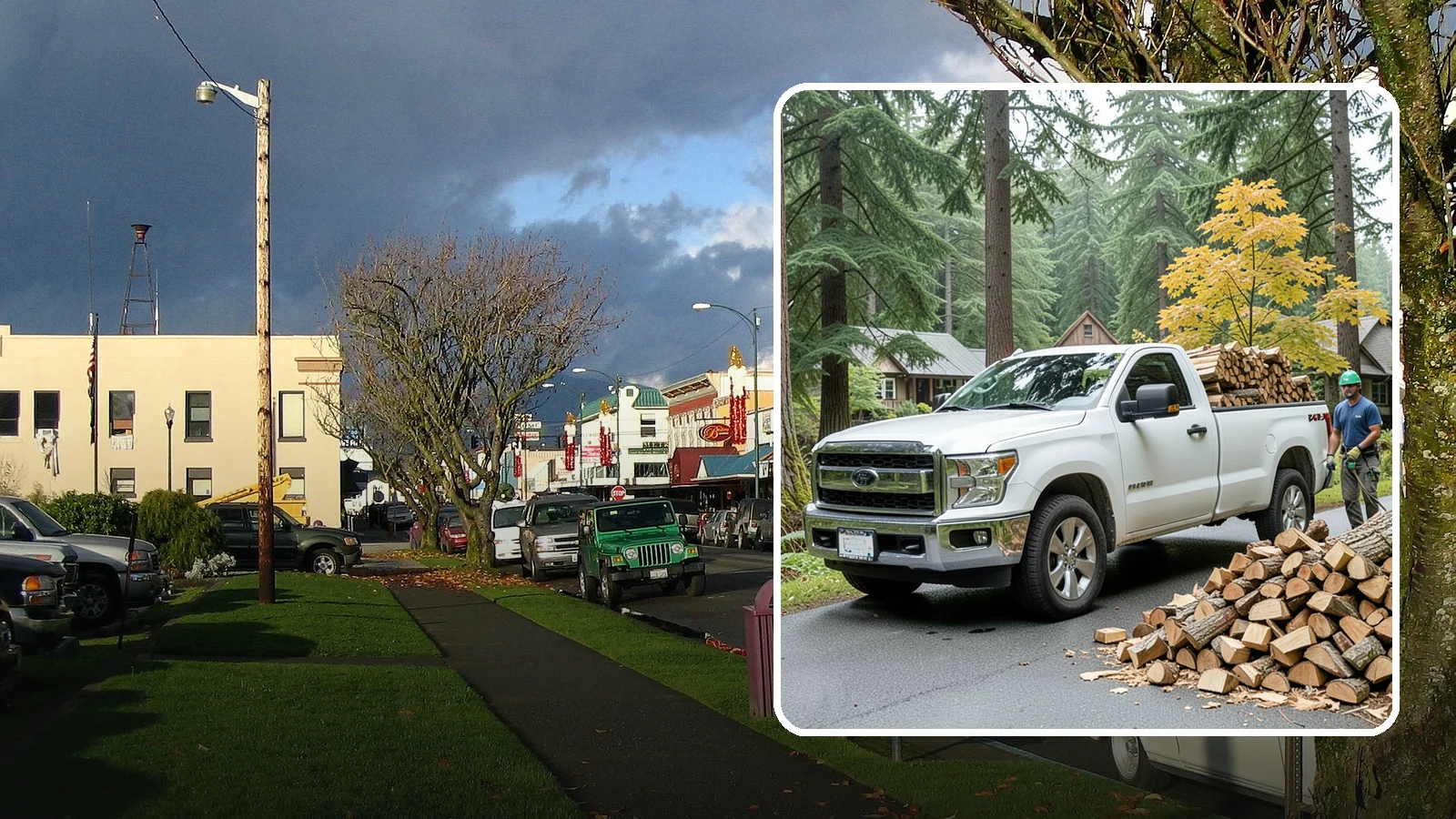 Holiday Firewood Delivery in Arlington, Snohomish County, WA - We deliver dry wood around the holidays so your gatherings stay warm and your fires burn bright.