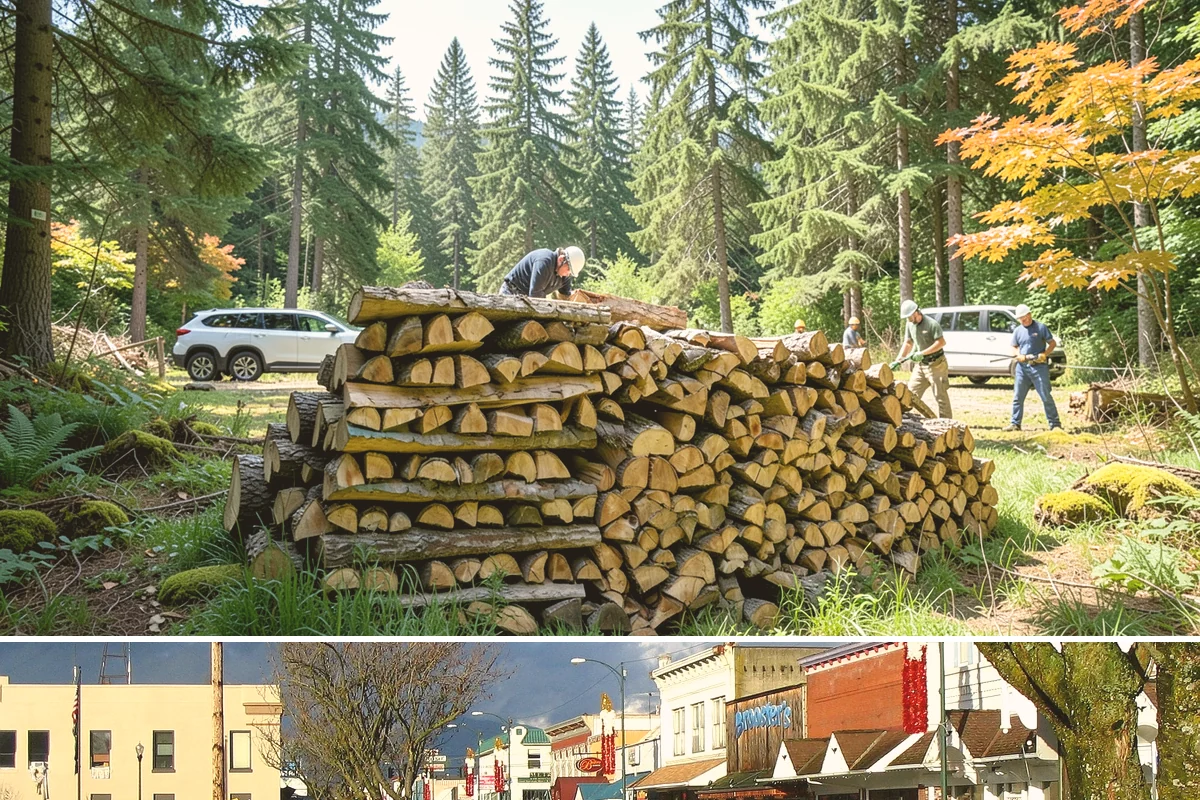 Holiday Firewood Delivery in Arlington, Snohomish County, WA - Late fall through the winter holidays is the window, so booking ahead of the busy calendar secures your date.