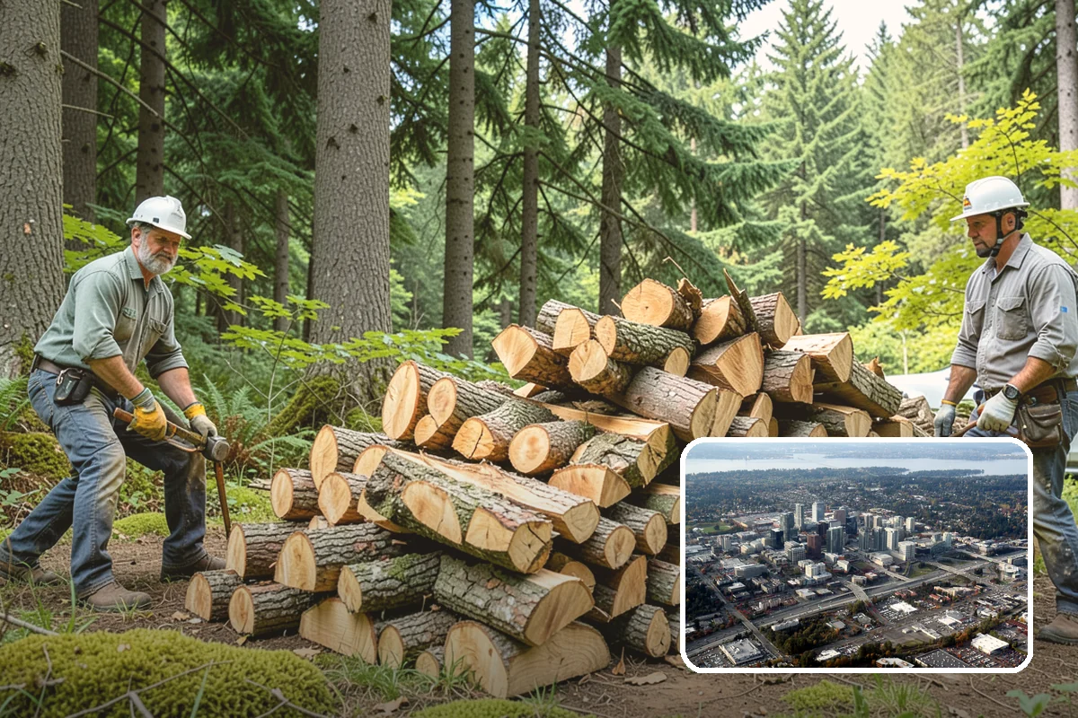 Holiday Firewood Delivery in Bellevue, King County, WA - Keeps you stocked through a high-use season