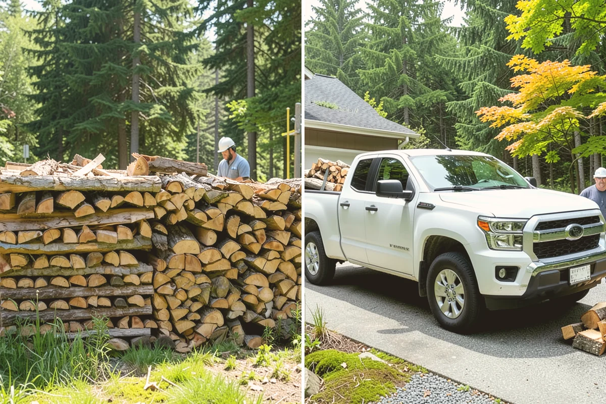 Holiday Firewood Delivery in Bellevue, King County, WA - Confirm your holiday quantity and delivery date