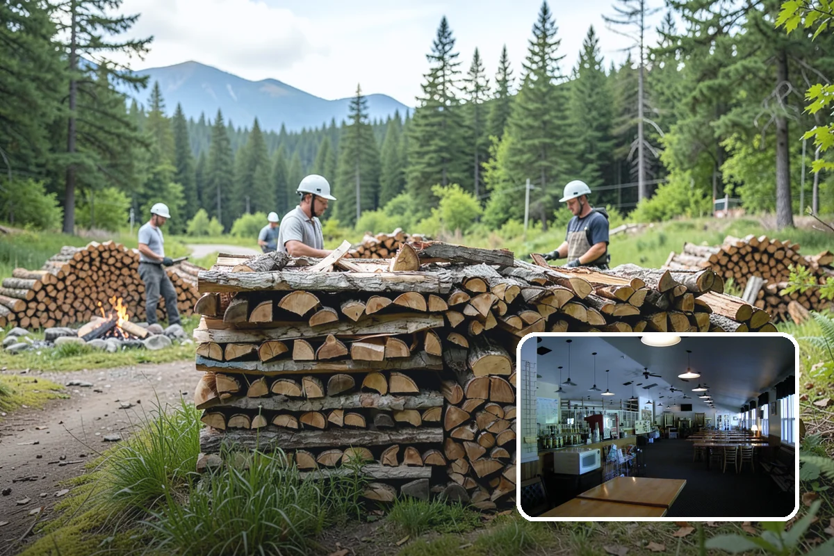 Holiday Firewood Delivery in Black Diamond, King County, WA - Keeps you stocked through a high-use season