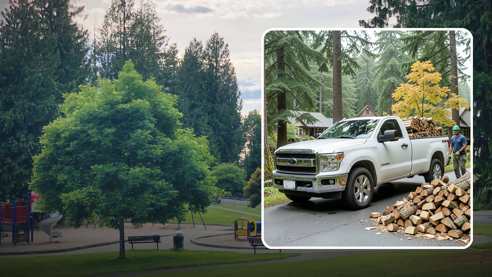 Holiday Firewood Delivery in Bonney Lake, Pierce County, WA - We deliver dry wood around the holidays so your gatherings stay warm and your fires burn bright.