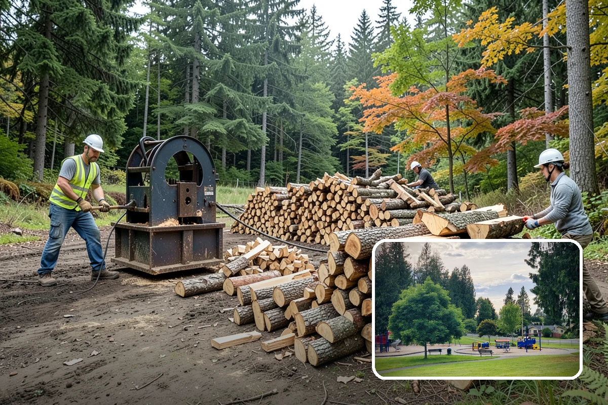 Holiday Firewood Delivery in Bonney Lake, Pierce County, WA - Keeps you stocked through a high-use season