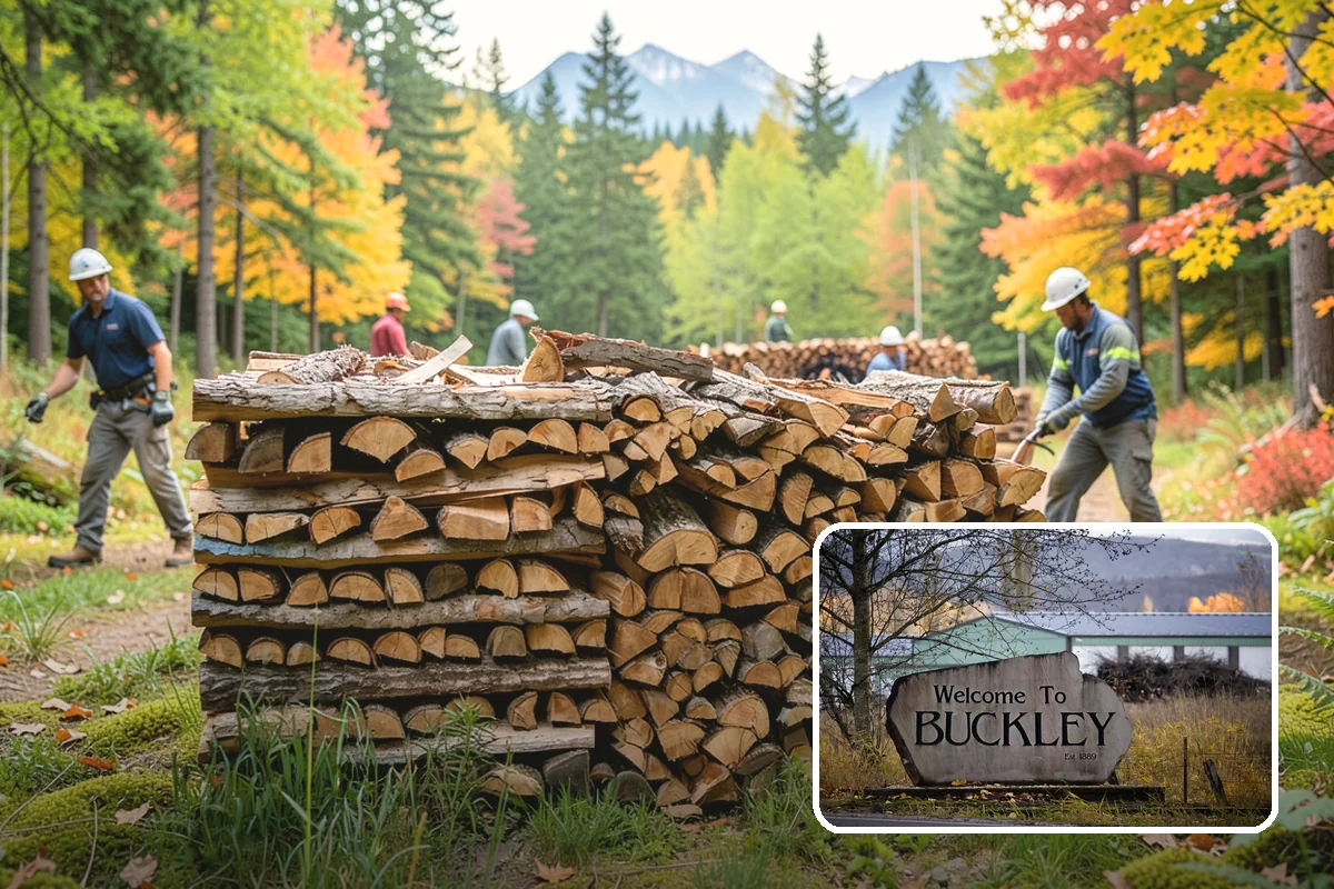 Holiday Firewood Delivery in Buckley, Pierce County, WA - Keeps you stocked through a high-use season