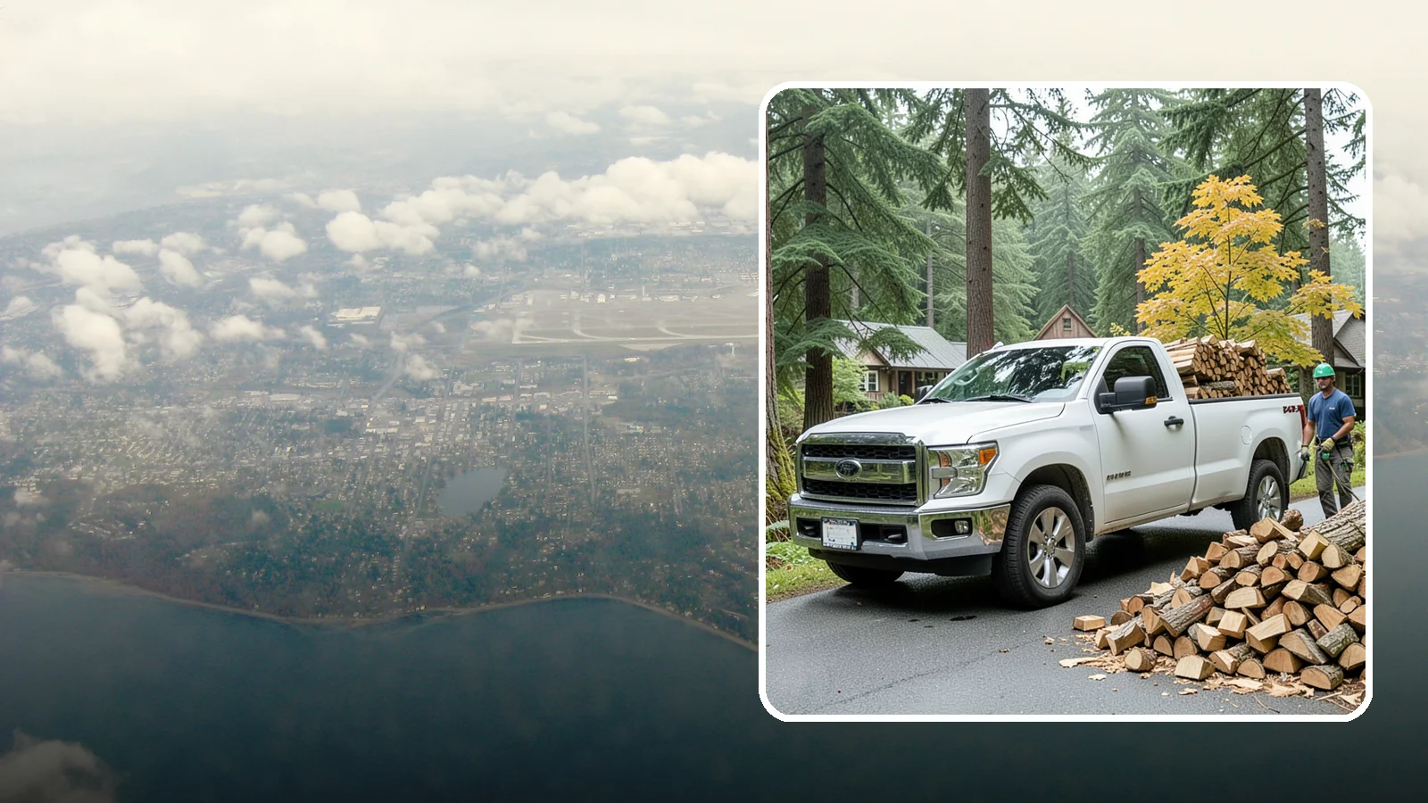 Holiday Firewood Delivery in Burien, King County, WA - We deliver dry wood around the holidays so your gatherings stay warm and your fires burn bright.