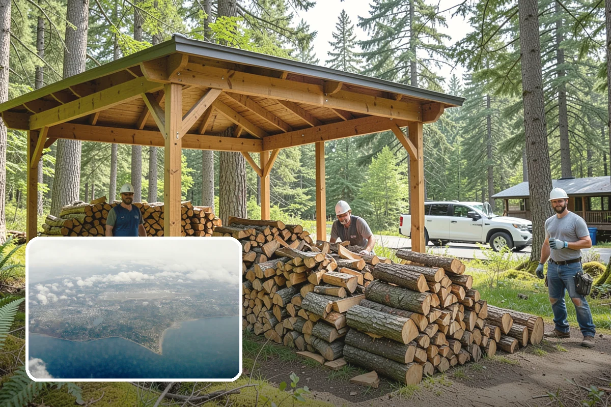 Holiday Firewood Delivery in Burien, King County, WA - Keeps you stocked through a high-use season