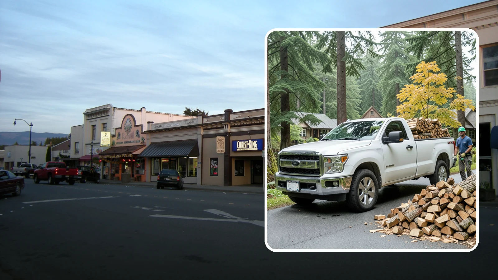 Holiday Firewood Delivery in Burlington, Skagit County, WA - We deliver dry wood around the holidays so your gatherings stay warm and your fires burn bright.