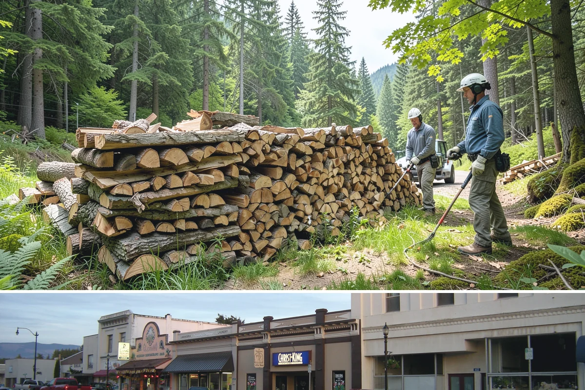 Holiday Firewood Delivery in Burlington, Skagit County, WA - Late fall through the winter holidays is the window, so booking ahead of the busy calendar secures your date.