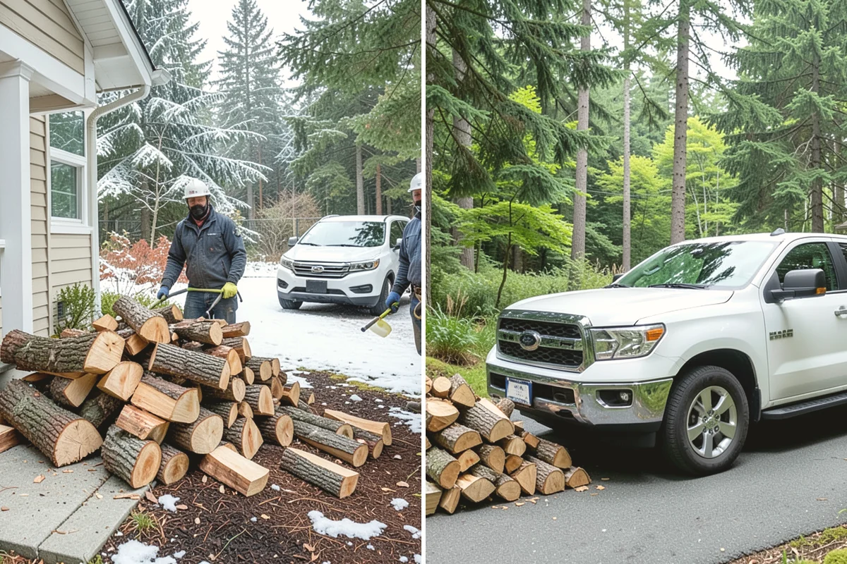 Holiday Firewood Delivery in Carbonado, Pierce County, WA - Confirm your holiday quantity and delivery date