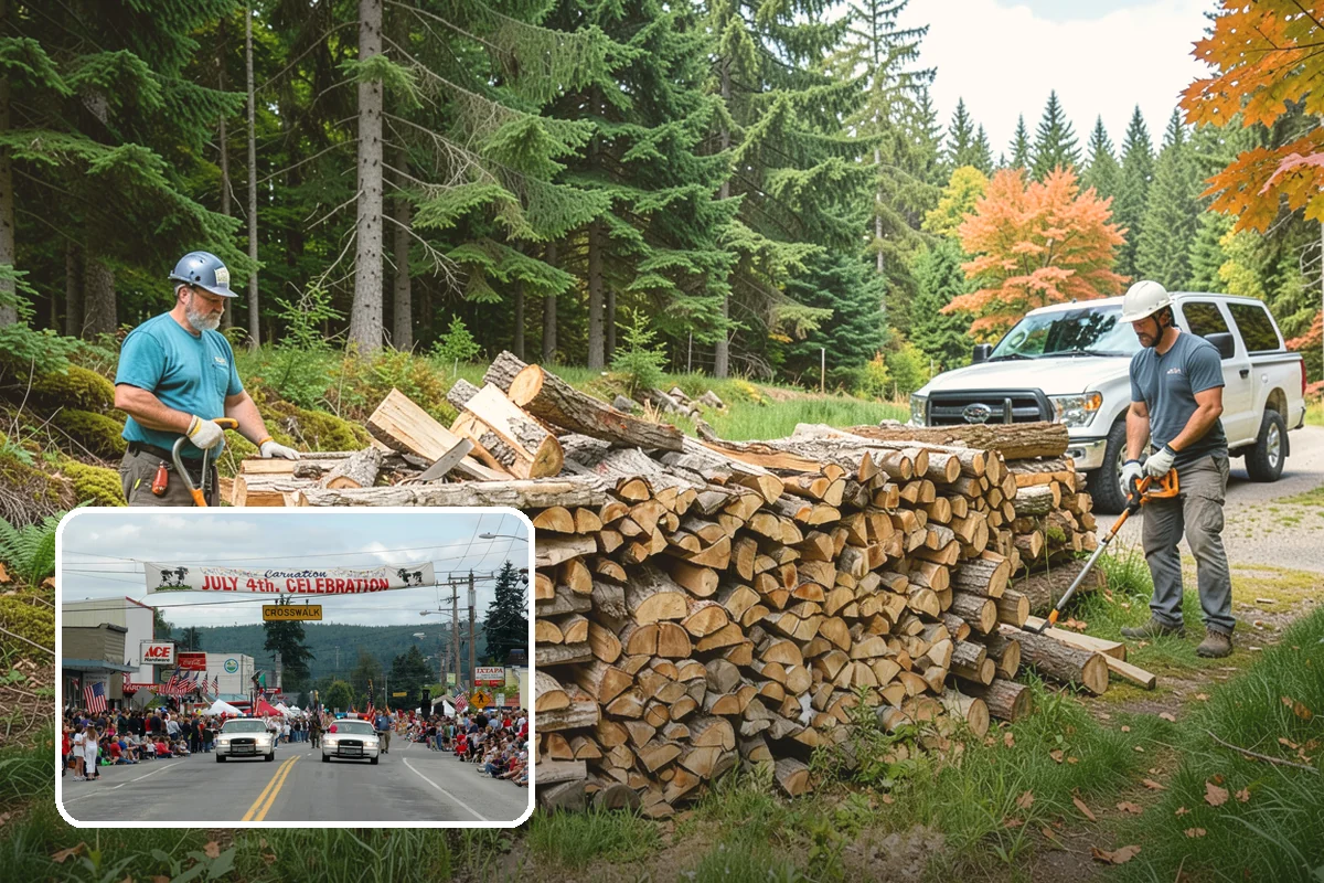 Holiday Firewood Delivery in Carnation, King County, WA - Keeps you stocked through a high-use season