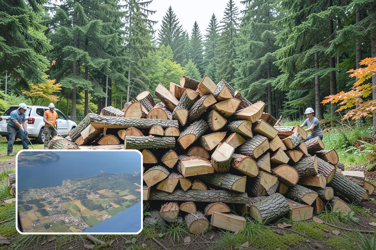 Holiday Firewood Delivery in Coupeville, Island County, WA - Keeps you stocked through a high-use season