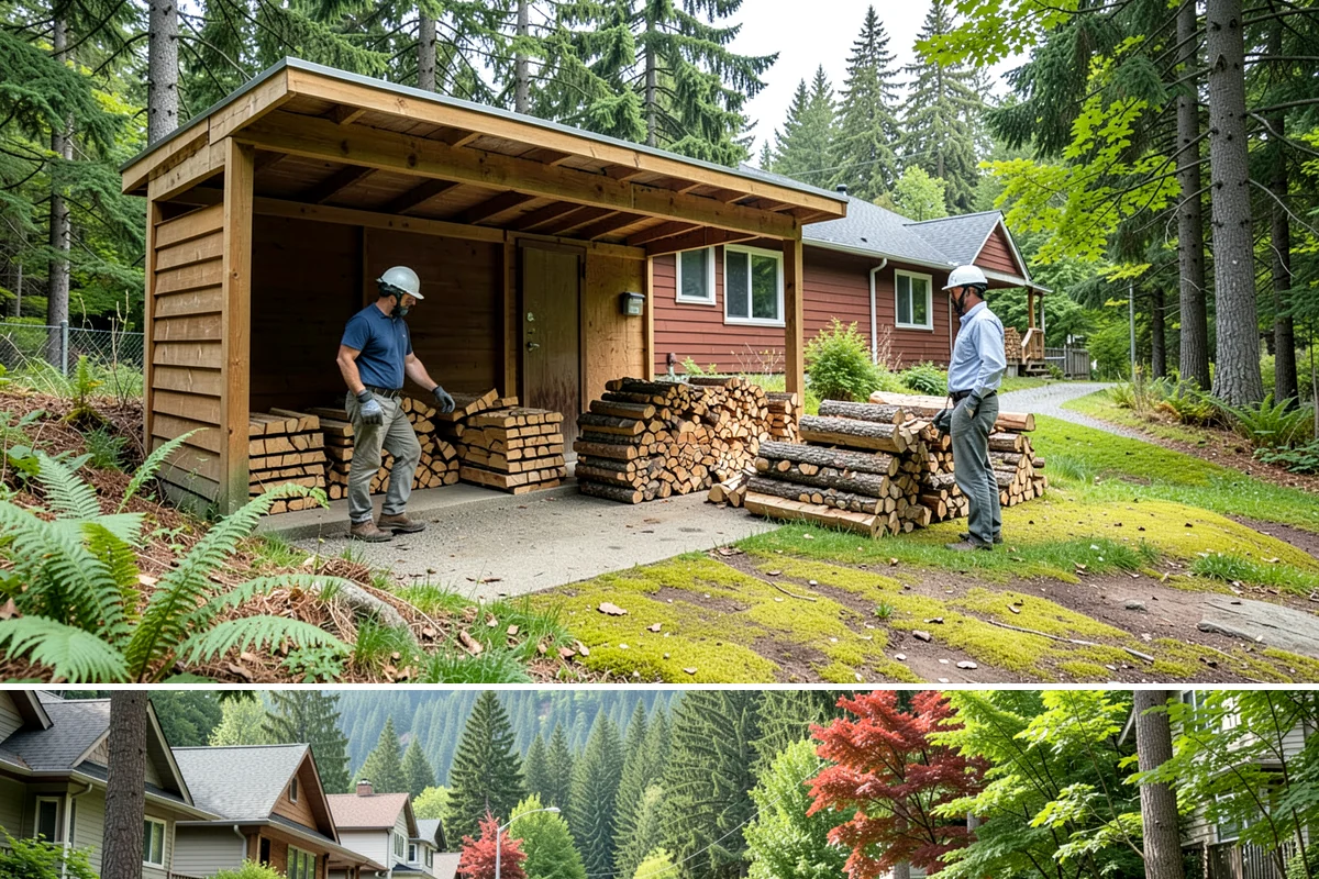 Holiday Firewood Delivery in Darrington, WA - Late fall through the winter holidays is the window, so booking ahead of the busy calendar secures your date.