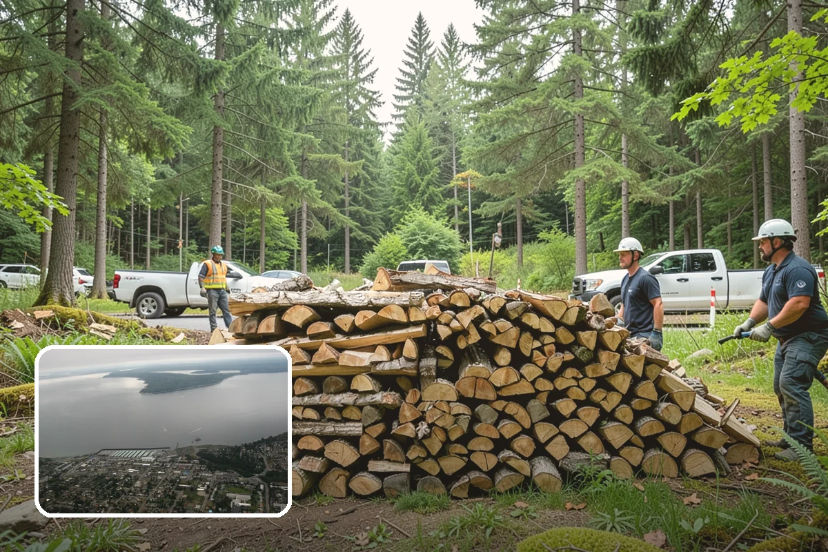 Holiday Firewood Delivery in Des Moines, King County, WA - Keeps you stocked through a high-use season