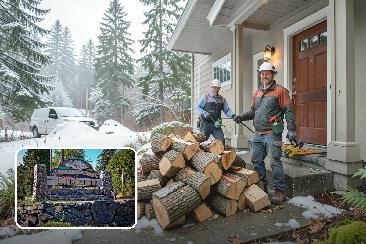 Holiday Firewood Delivery in Eatonville, Pierce County, WA - Keeps you stocked through a high-use season