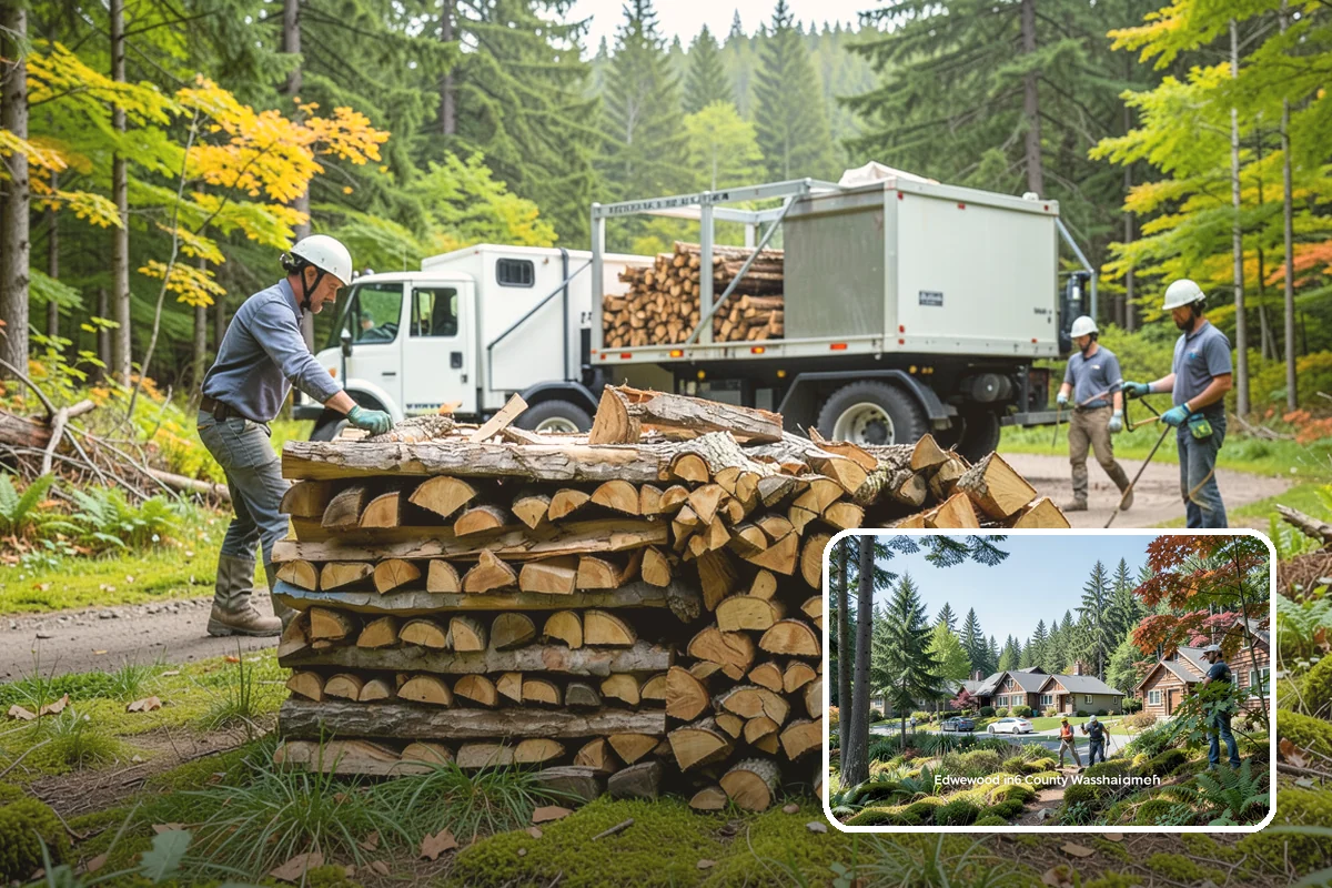 Holiday Firewood Delivery in Edgewood, Pierce County, WA - Keeps you stocked through a high-use season