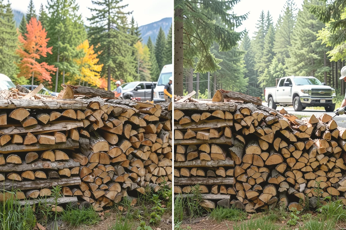 Holiday Firewood Delivery in Edgewood, Pierce County, WA - Confirm your holiday quantity and delivery date