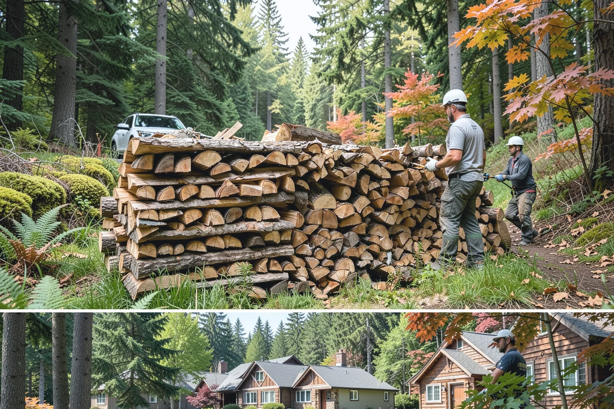 Holiday Firewood Delivery in Edgewood, Pierce County, WA - Late fall through the winter holidays is the window, so booking ahead of the busy calendar secures your date.