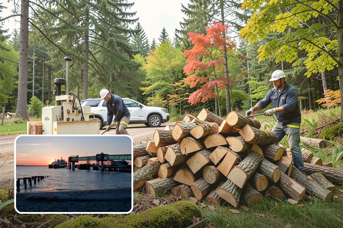Holiday Firewood Delivery in Edmonds, Snohomish County, WA - Keeps you stocked through a high-use season