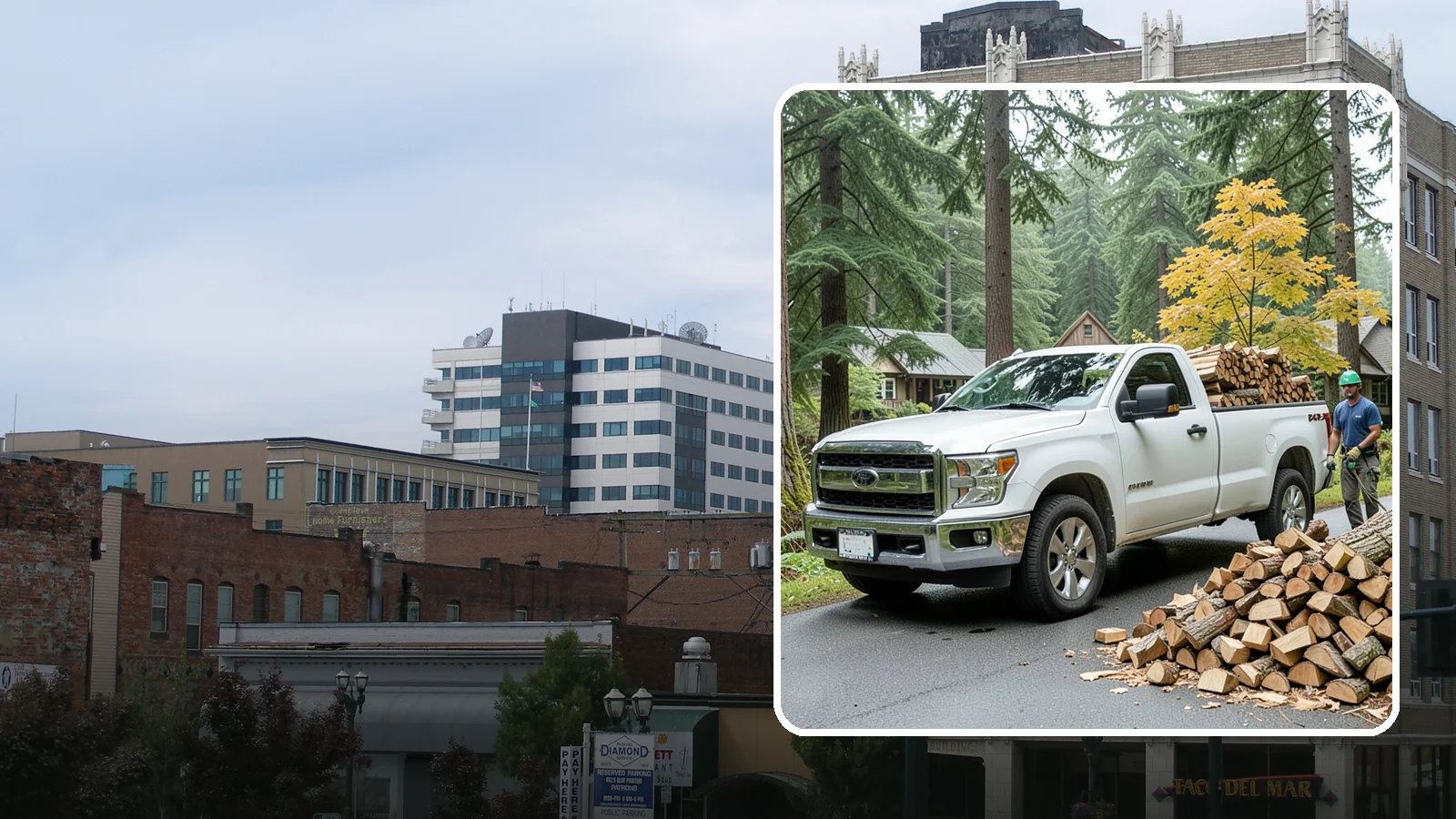 Holiday Firewood Delivery in Everett, Snohomish County, WA - We deliver dry wood around the holidays so your gatherings stay warm and your fires burn bright.