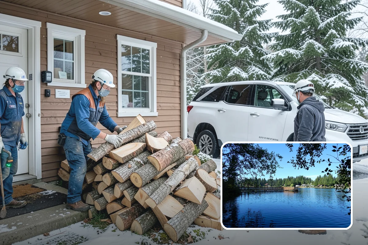 Holiday Firewood Delivery in Federal Way, King County, WA - Keeps you stocked through a high-use season