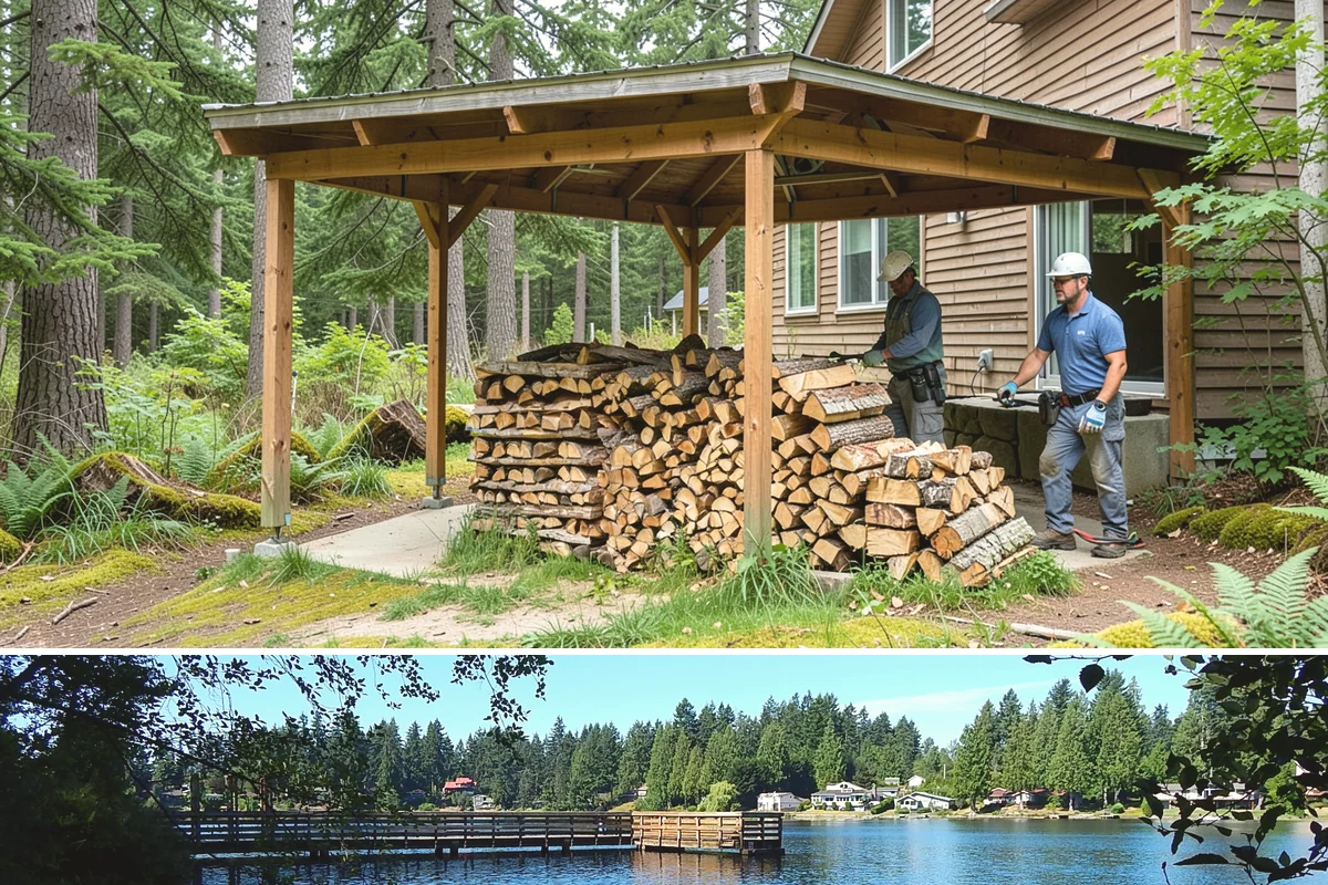Holiday Firewood Delivery in Federal Way, King County, WA - Late fall through the winter holidays is the window, so booking ahead of the busy calendar secures your date.