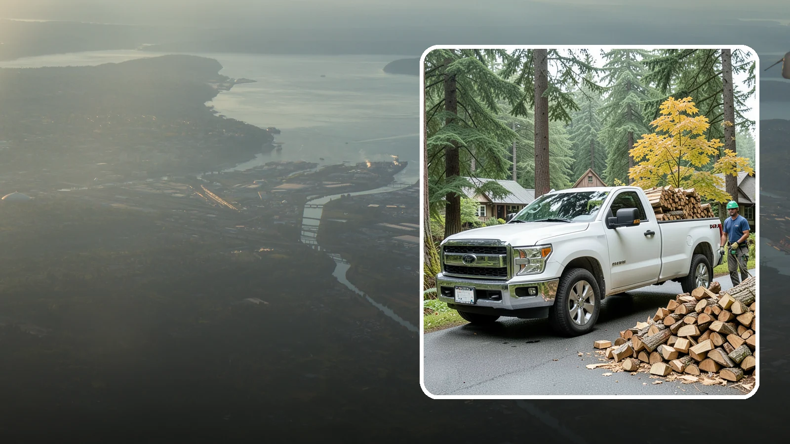 Holiday Firewood Delivery in Fife, Pierce County, WA - We deliver dry wood around the holidays so your gatherings stay warm and your fires burn bright.