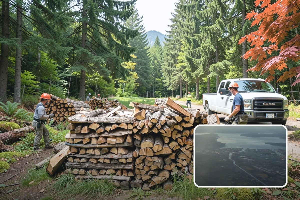 Holiday Firewood Delivery in Fife, Pierce County, WA - Keeps you stocked through a high-use season