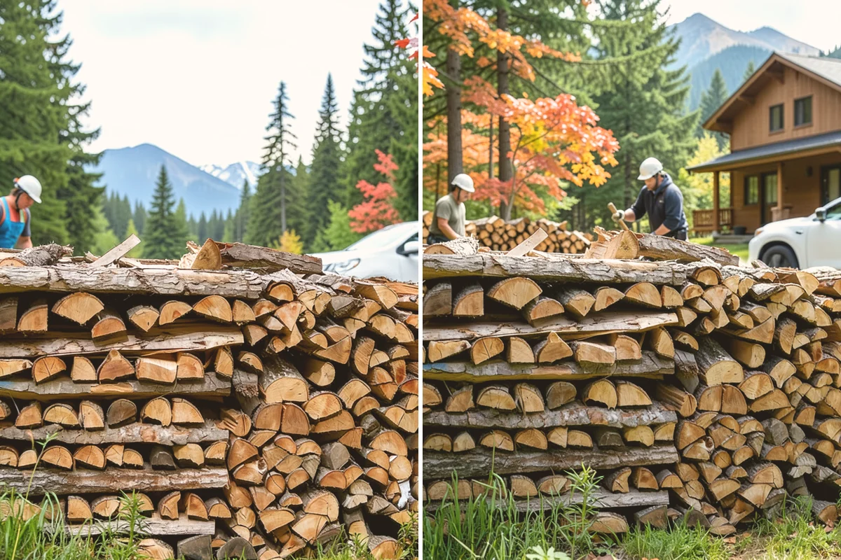 Holiday Firewood Delivery in Fife, Pierce County, WA - Confirm your holiday quantity and delivery date