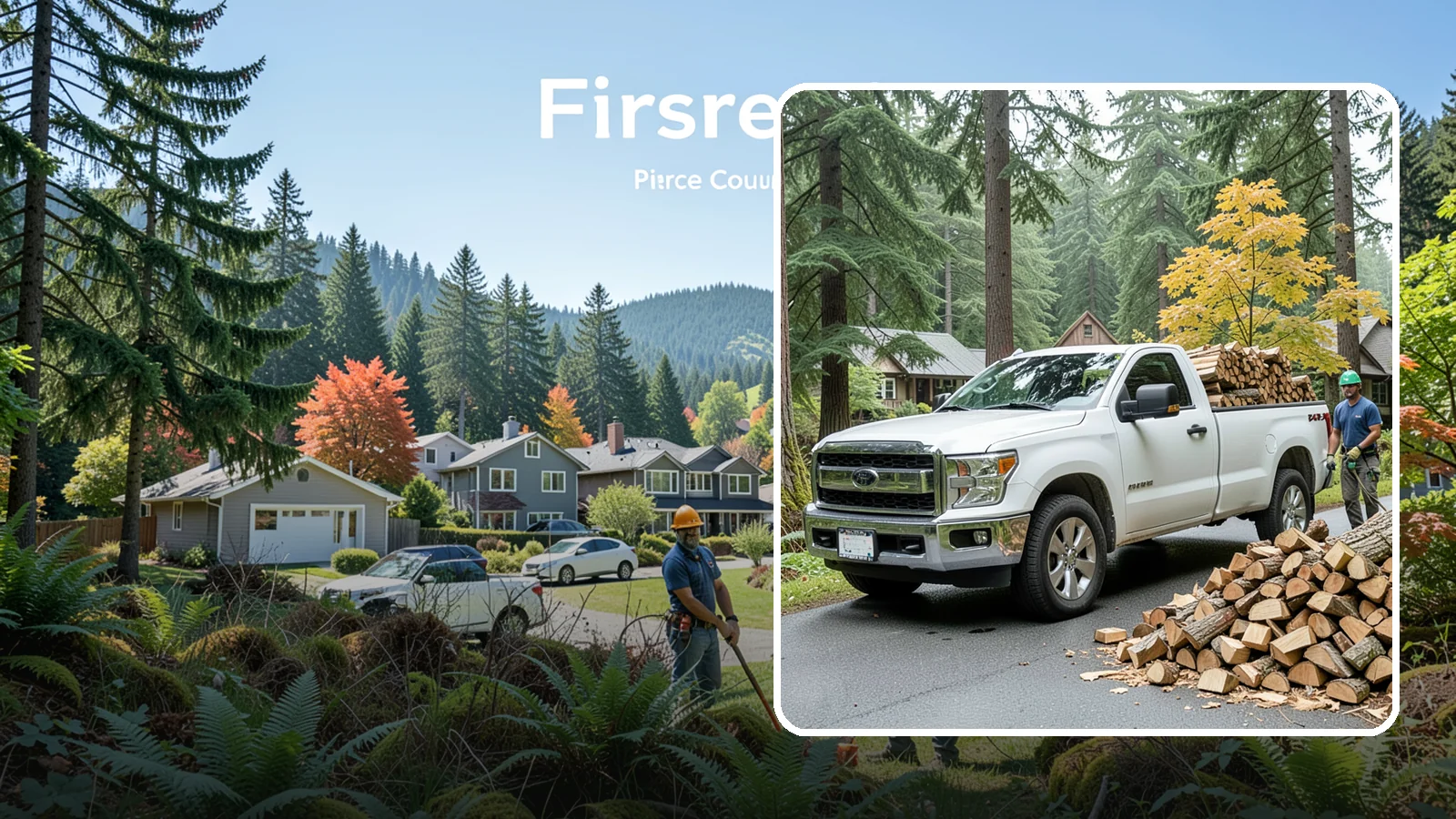 Holiday Firewood Delivery in Fircrest, Pierce County, WA - We deliver dry wood around the holidays so your gatherings stay warm and your fires burn bright.