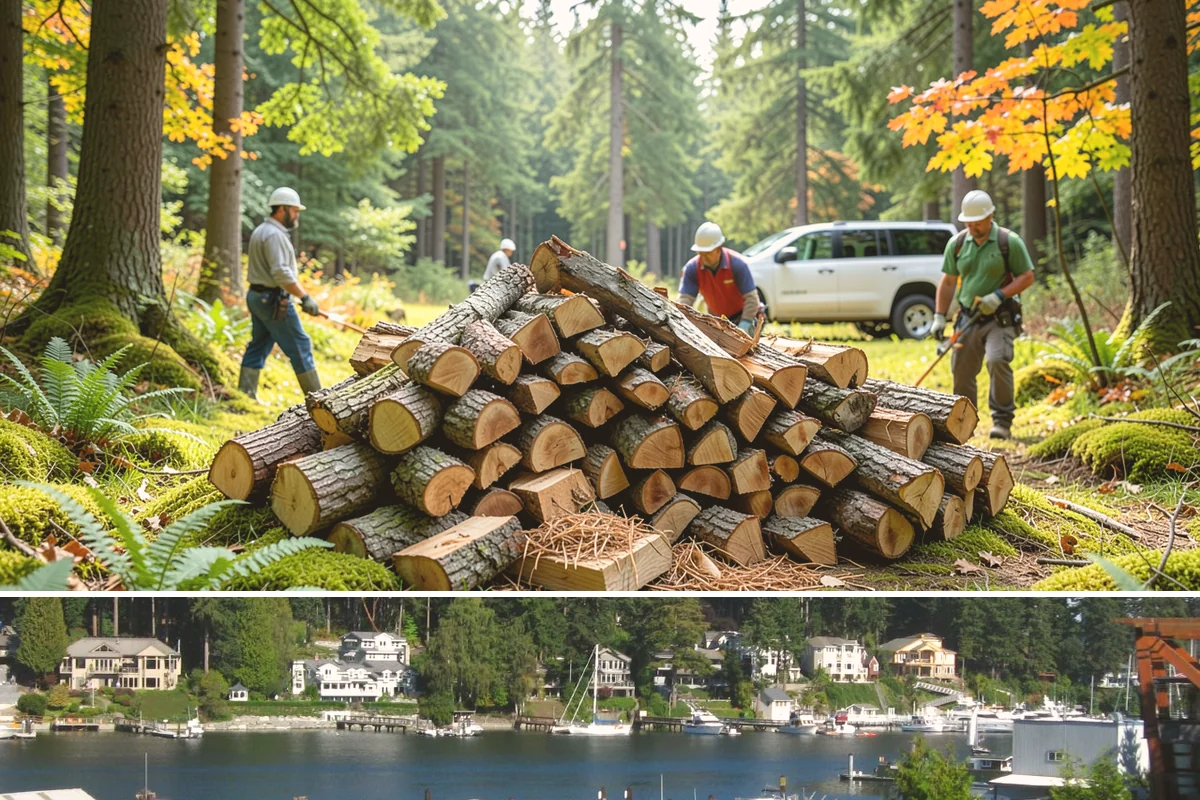 Holiday Firewood Delivery in Gig Harbor, Pierce County, WA - Late fall through the winter holidays is the window, so booking ahead of the busy calendar secures your date.