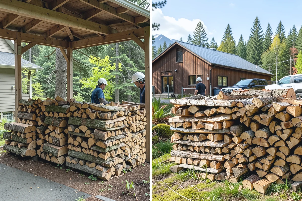 Holiday Firewood Delivery in Hamilton, Skagit County, WA - Confirm your holiday quantity and delivery date